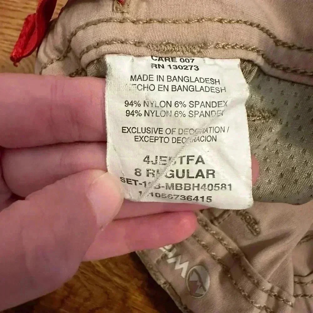 Wrangler Boys Khaki outdoor cargo shorts size 8 - Picture 3 of 5